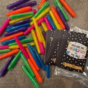 Colorful Highlighter Valentines